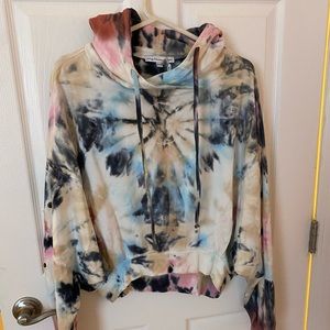 Young Fabulous and Broke brand tie dye hoodie. Size Small/ Medium.